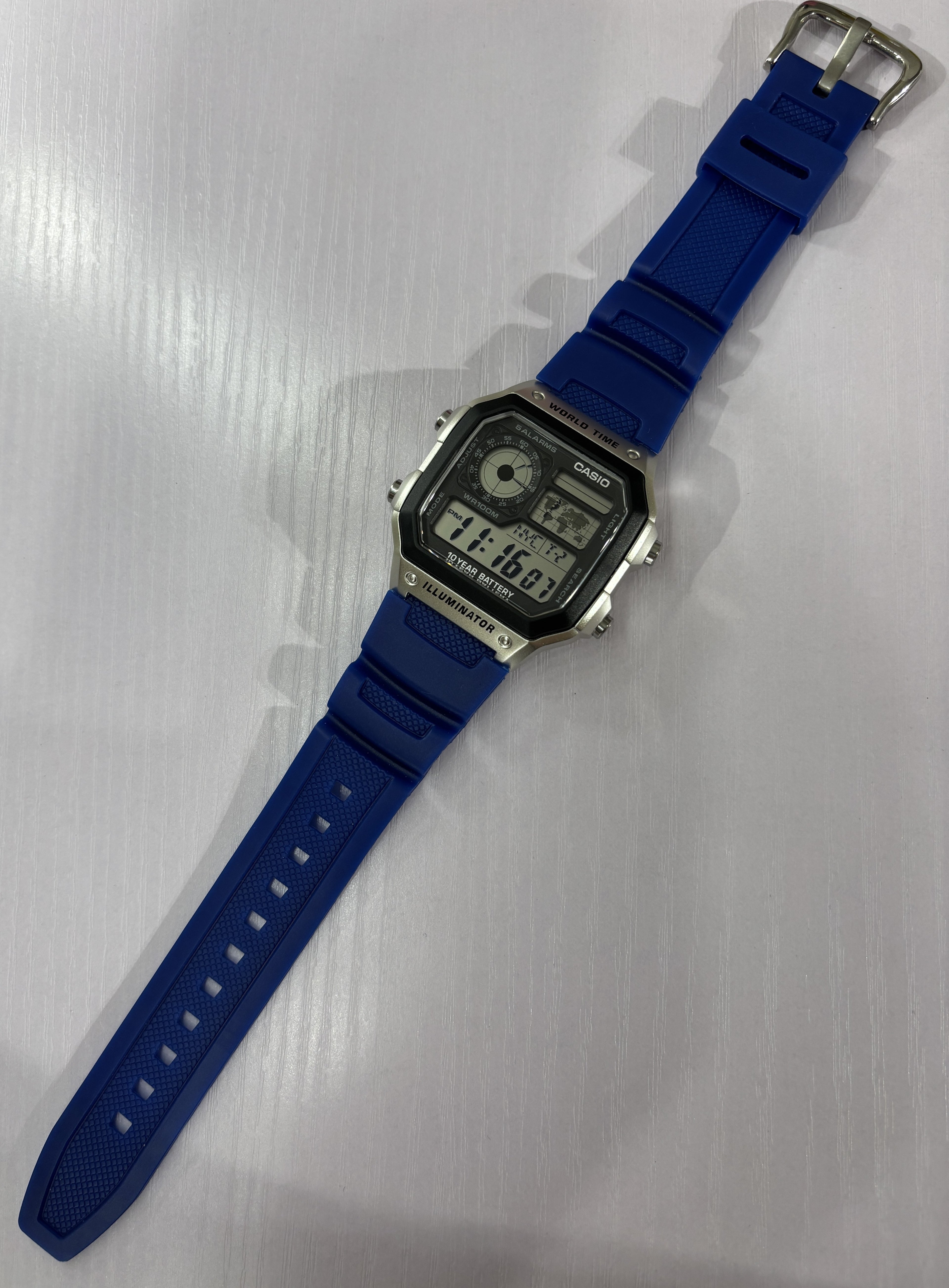 Casio AE1200 Replacement Rubber Strap | Multiple Colours