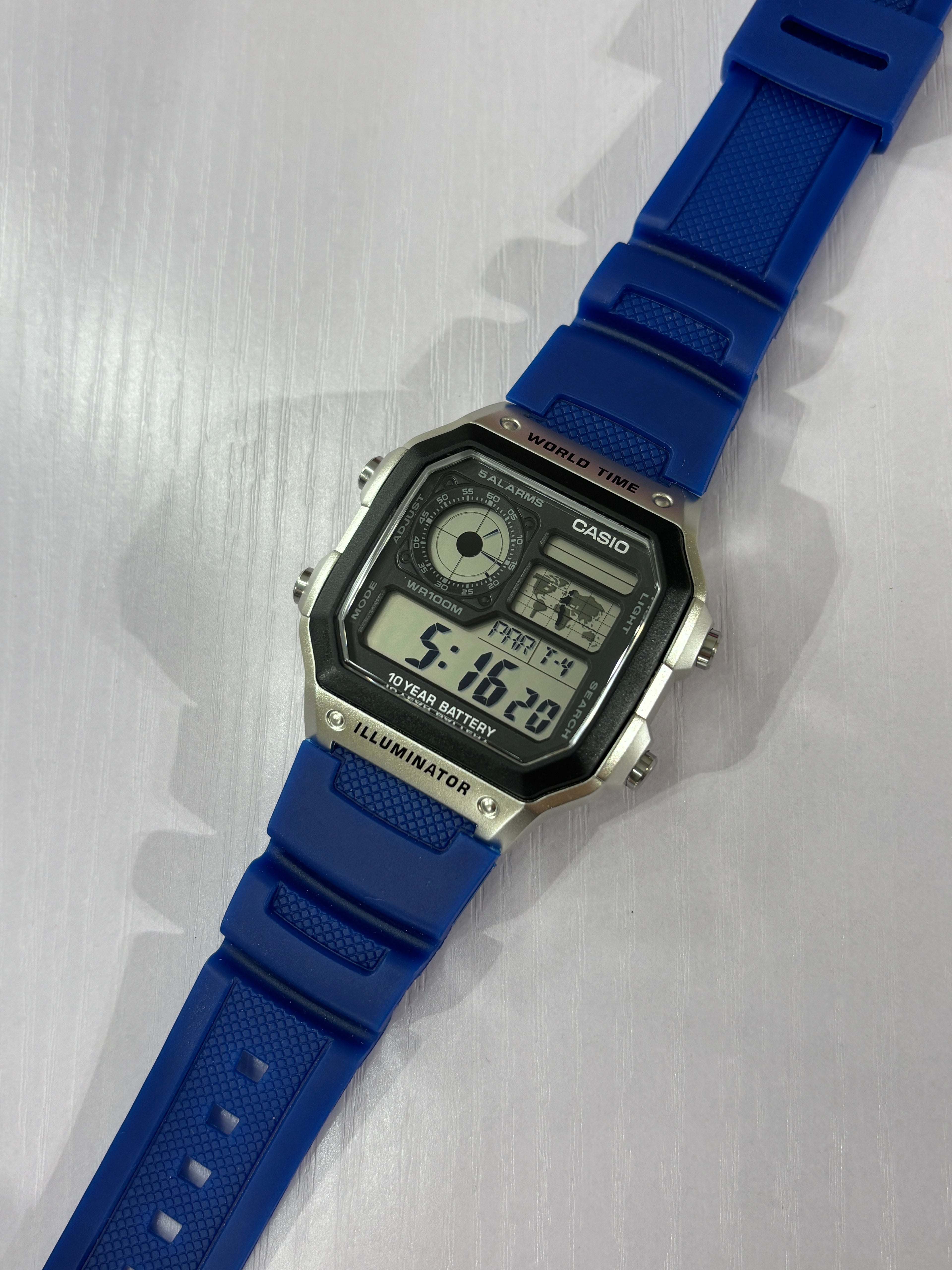 Casio AE1200 Replacement Rubber Strap | Multiple Colours