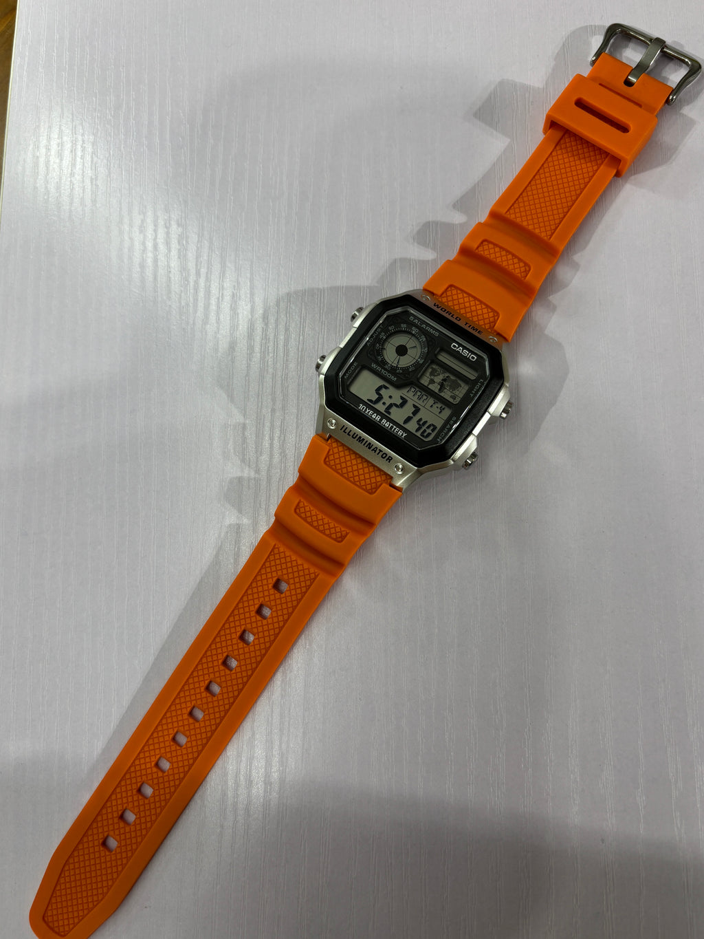 Casio AE1200 Replacement Rubber Strap | Multiple Colours