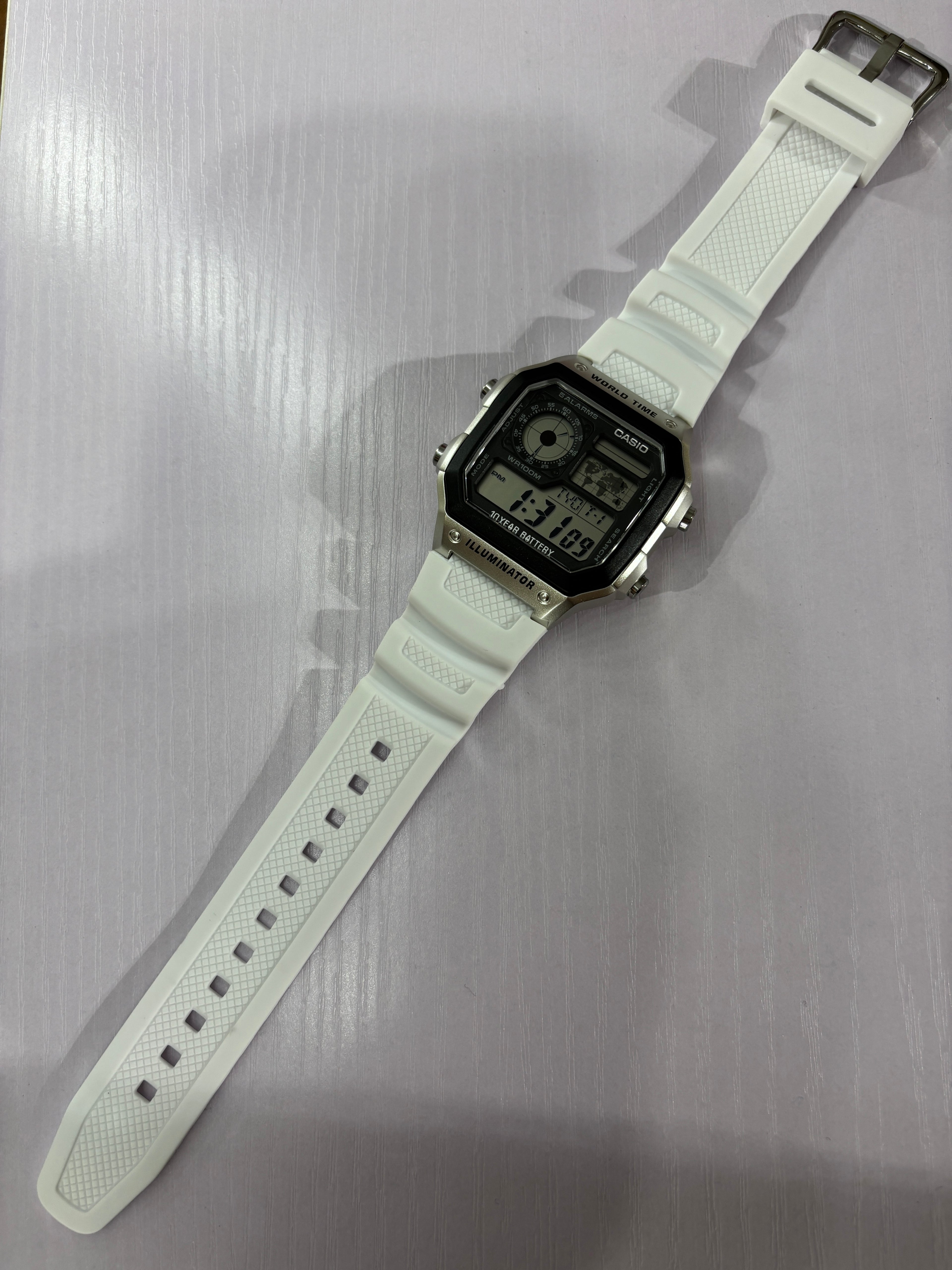 Casio AE1200 Replacement Rubber Strap | Multiple Colours