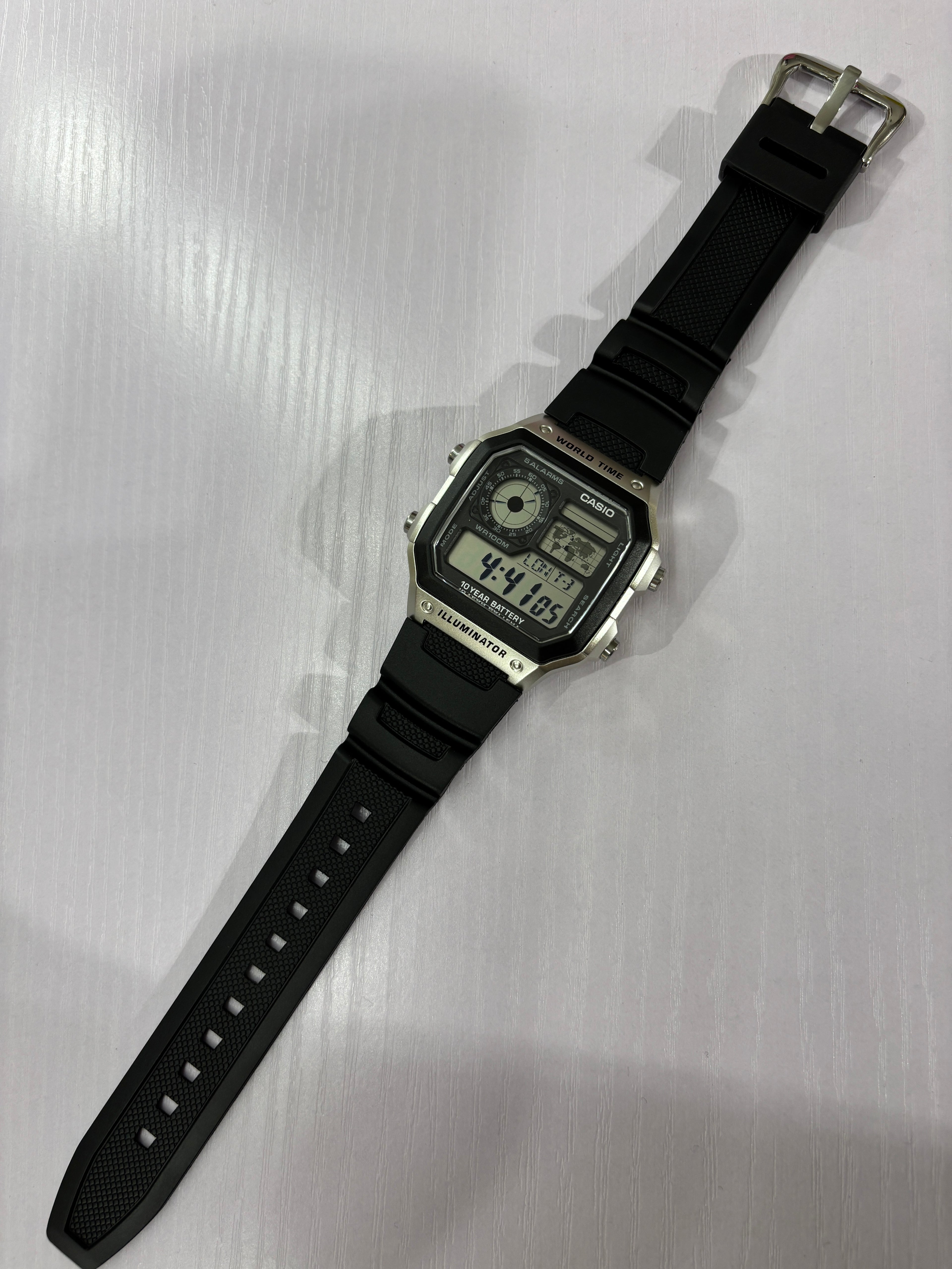 Casio AE1200 Replacement Rubber Strap | Multiple Colours