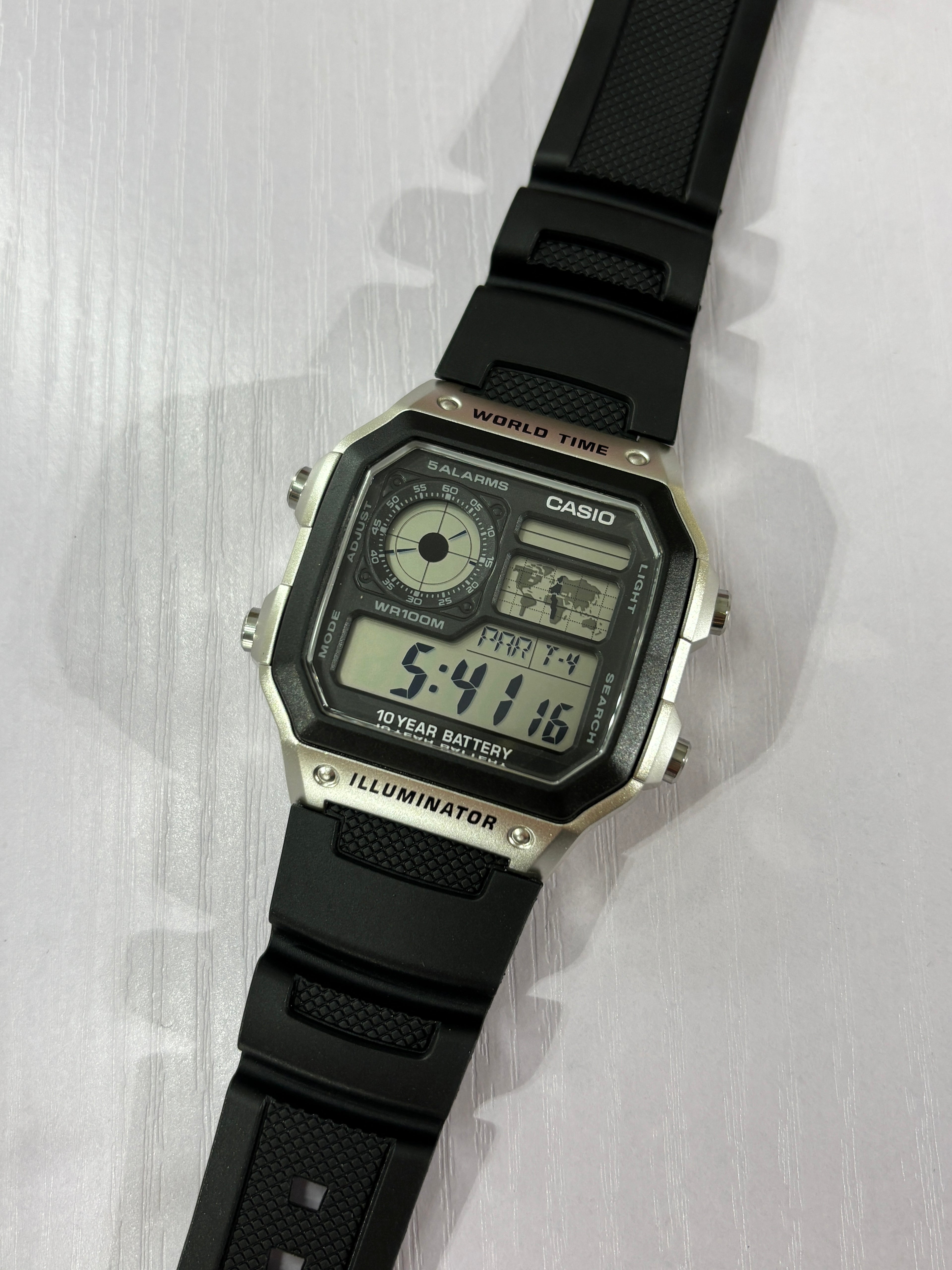 Casio AE1200 Replacement Rubber Strap | Multiple Colours
