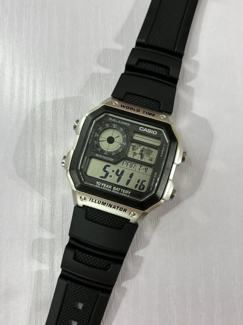 Casio AE1200 Replacement Rubber Strap | Multiple Colours